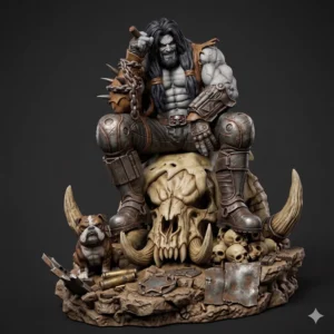 105-Lobo - Diorama ( DC comics )