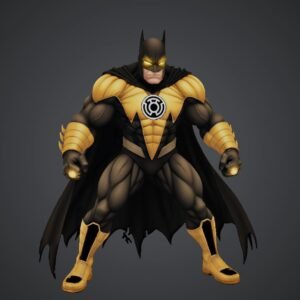 102-BATMAN LANTERNA AMARELA